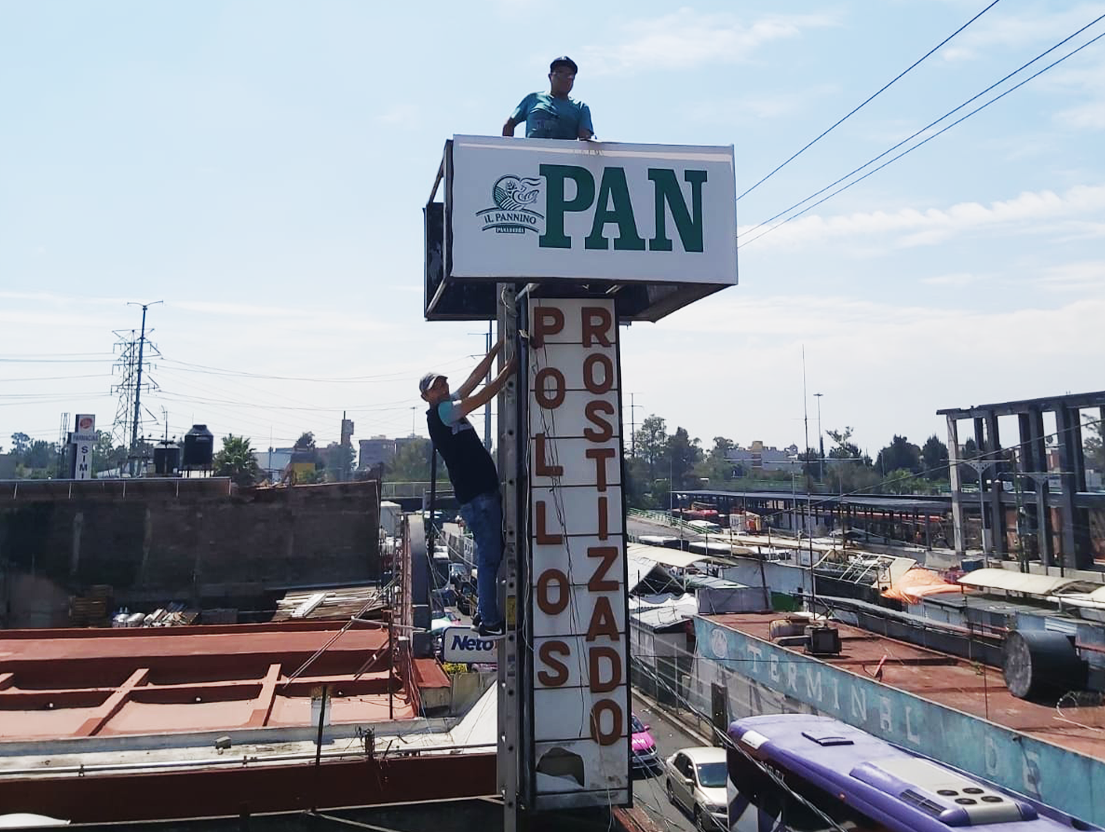instalación de lonas
